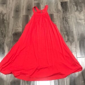Halter Swing Dress w Pockets
